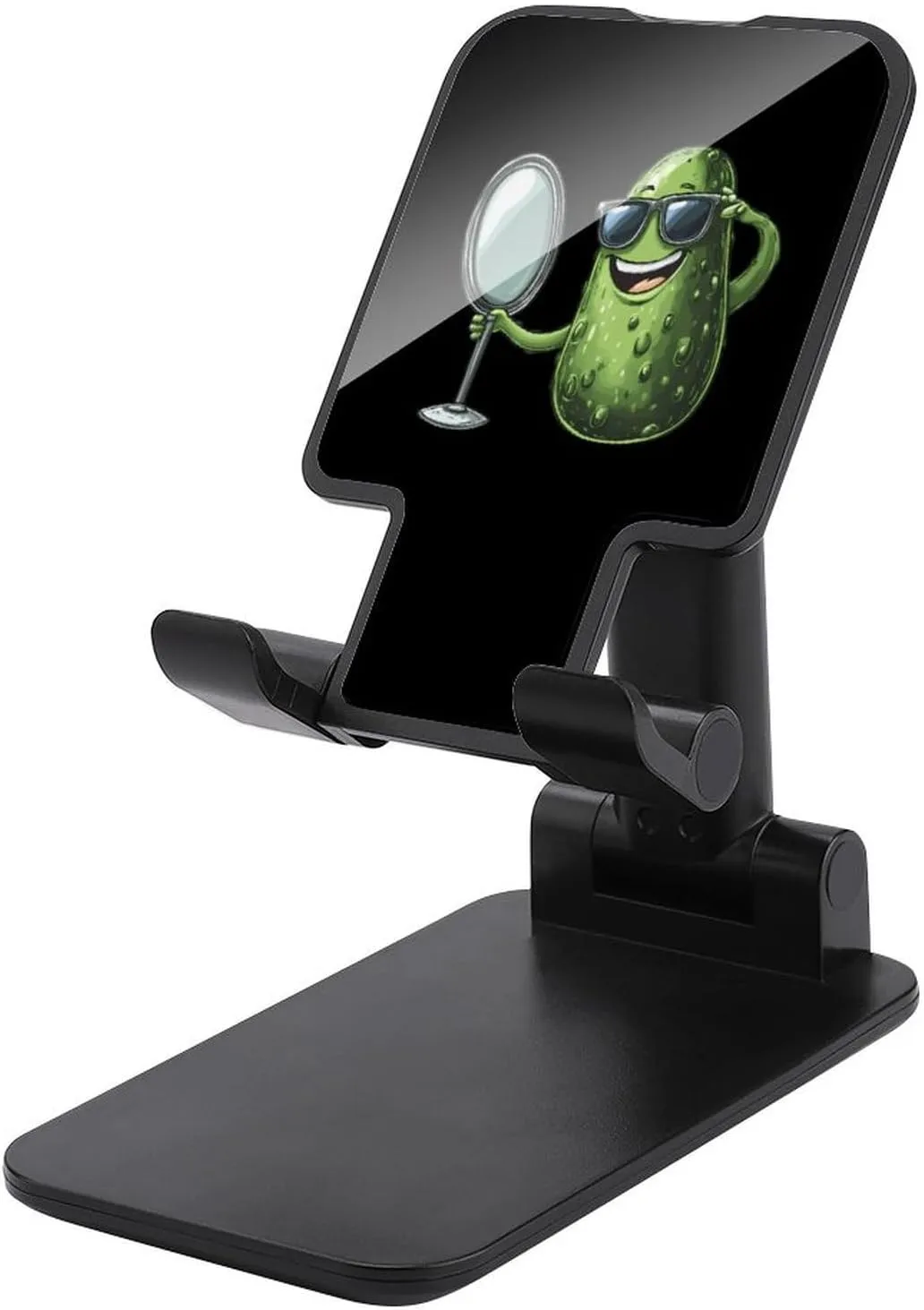 Cool Pickle Funny Cell Phone Stand Foldable Adjustable Angle Height Phone Holder Desk Accessories
