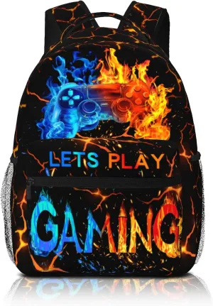 Cool School Backpack For Boys Gaming Boys Backpack Game Travel Laptop Backpack Video Game Backpack For Kids Children Teens