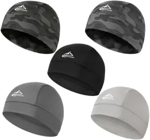Cooling Skull Cap Helmet Liner for Men Women UV Sun Protection Beanie Head Wrap Sweat Wicking Bicycle Cycling Running Hat
