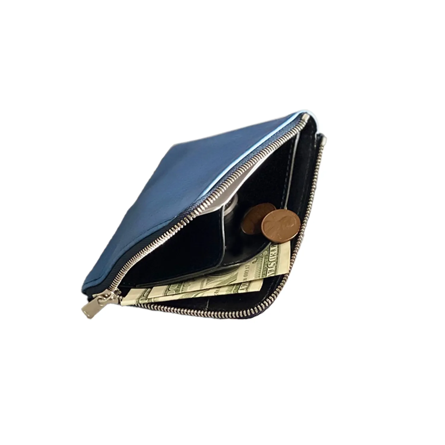 Cramp SUKUMO Leather L-shaped zipper short wallet