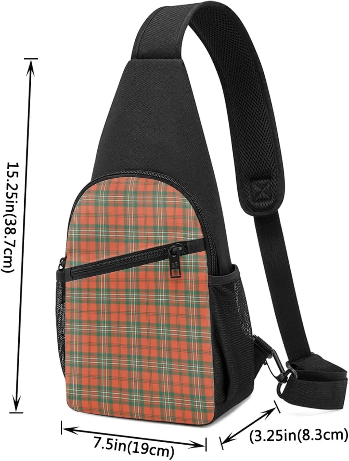 Crossbody Sling Backpack Scott Ancient Tartan Shoulder Chest Bag Daypack for Traveling Sport