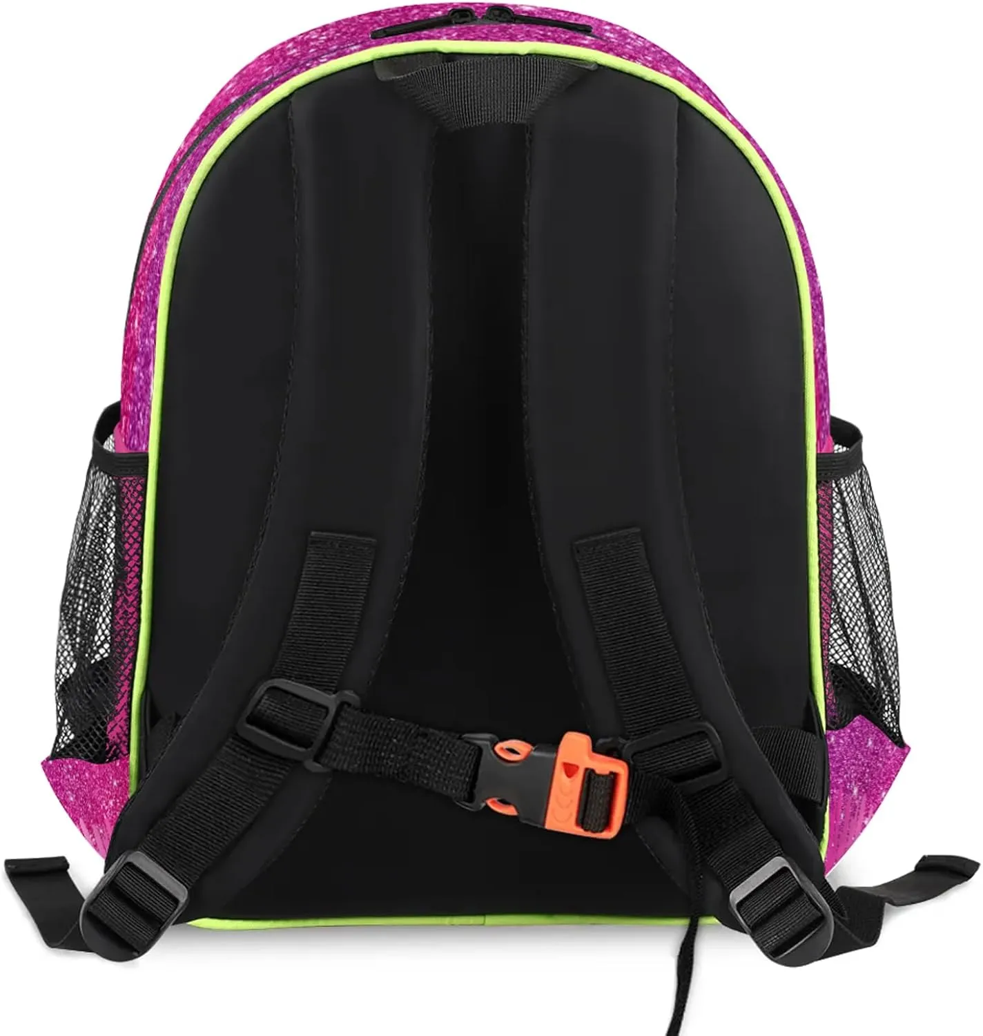 Custom Backpack with Initial & Name Personalized Small Shoulder Bag Waterproof Travel Casual Backpack with Chest Strap 14.2in, Berry