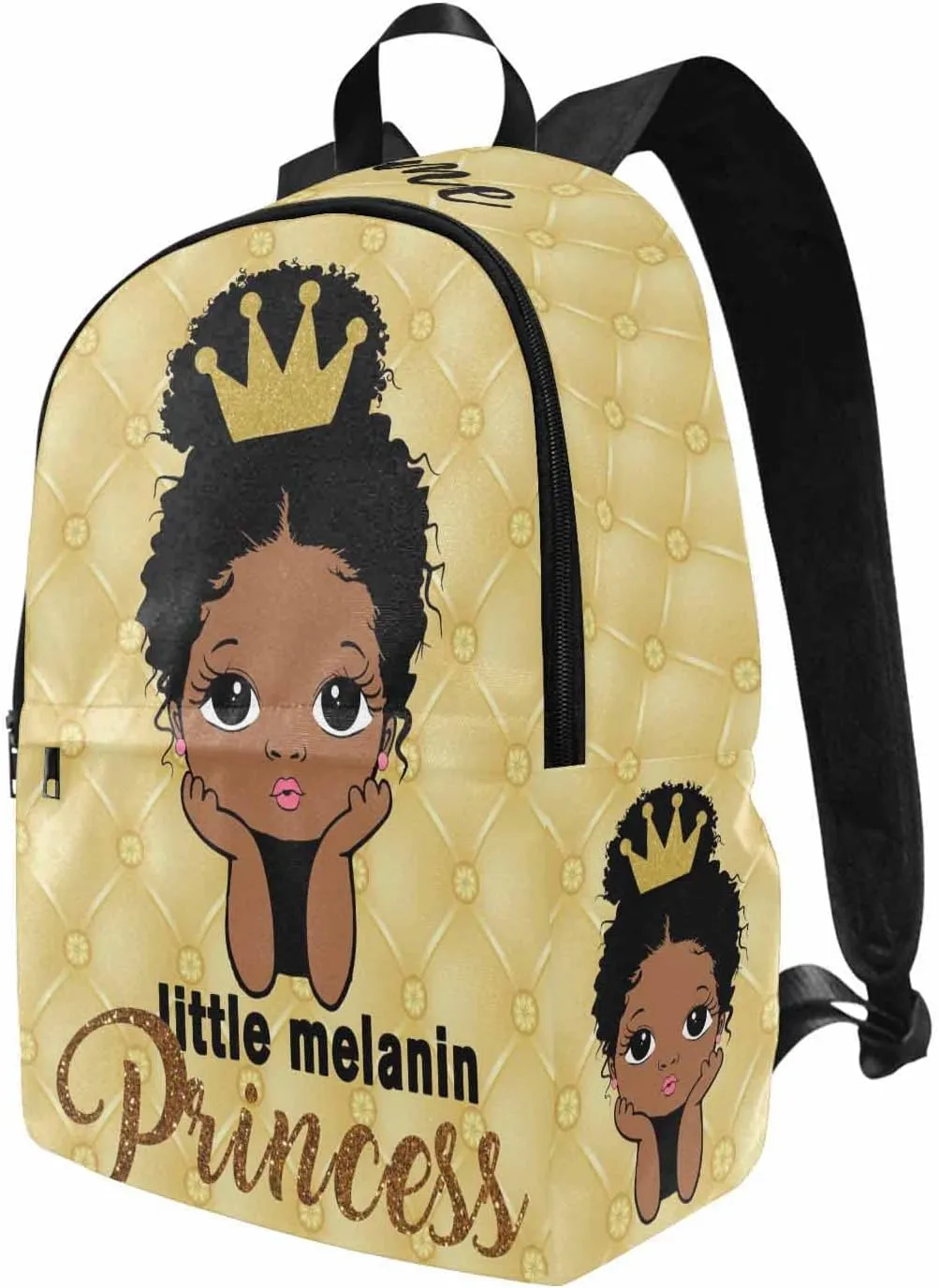 Customized Casual Unisex Daypack Bags Backpack Pink Glitter Elephant Multi-functional Travel Back Pack