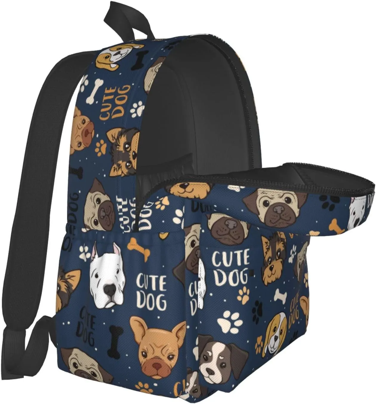 Cute Dogs Backpack for Women 16.9 inch Travel Casual Laptop Backpack Lightweight Waterproof Hiking Daypack