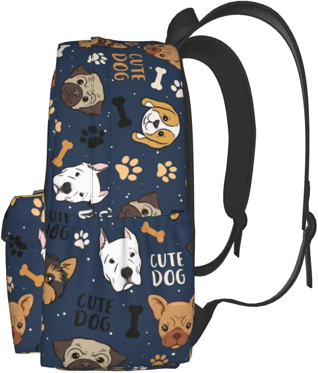 Cute Dogs Backpack for Women 16.9 inch Travel Casual Laptop Backpack Lightweight Waterproof Hiking Daypack