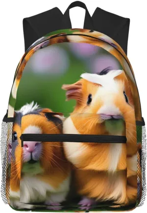 Cute guinea pigs Backpack Large Sports Bag, Best for Basketball, Soccer, Volleyball, Swim, Gym, Travel