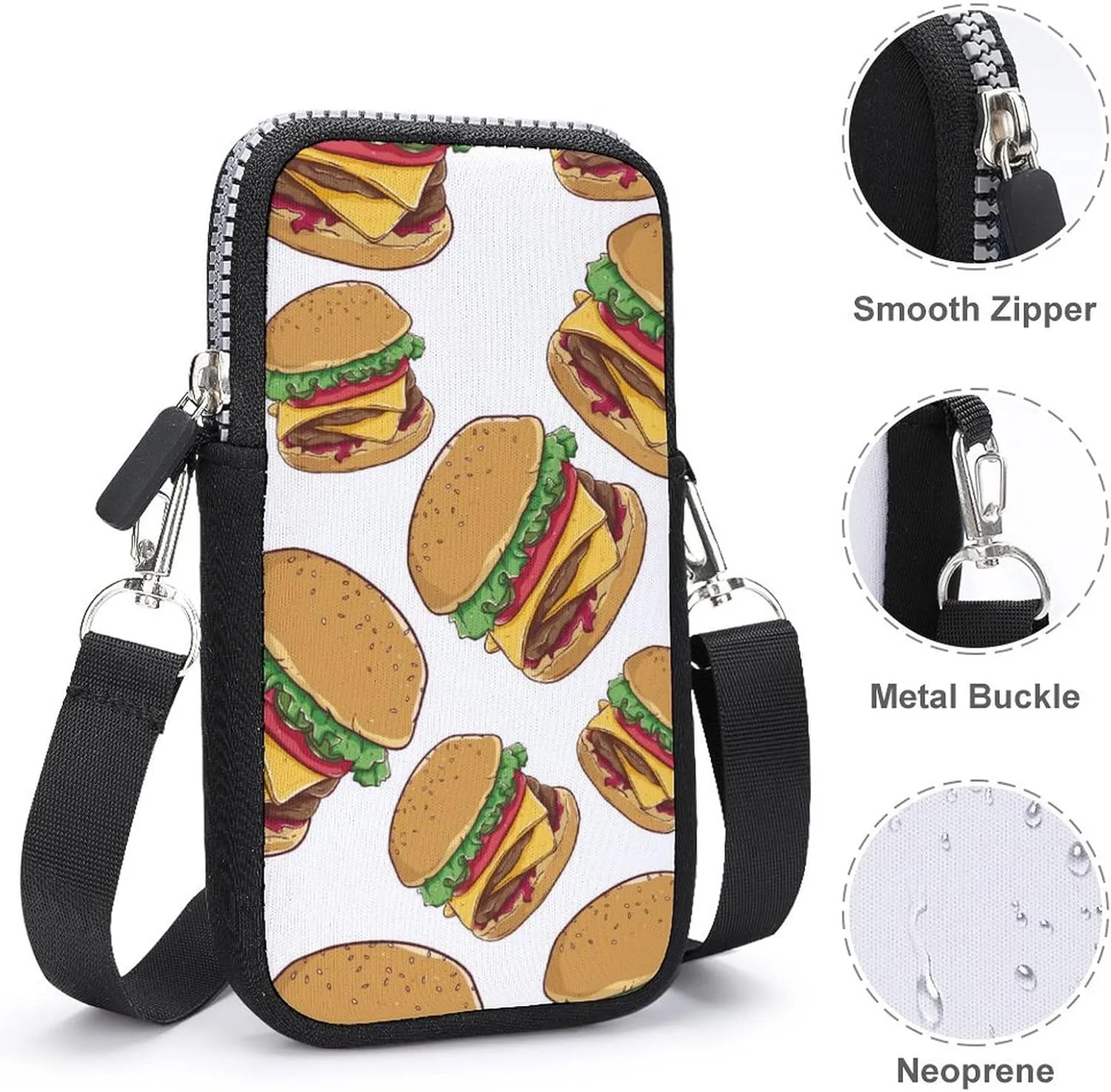 Cute Red PandasSmall Crossbody Bag - Mini Phone Wallet with Crossbody Strap And Wallet