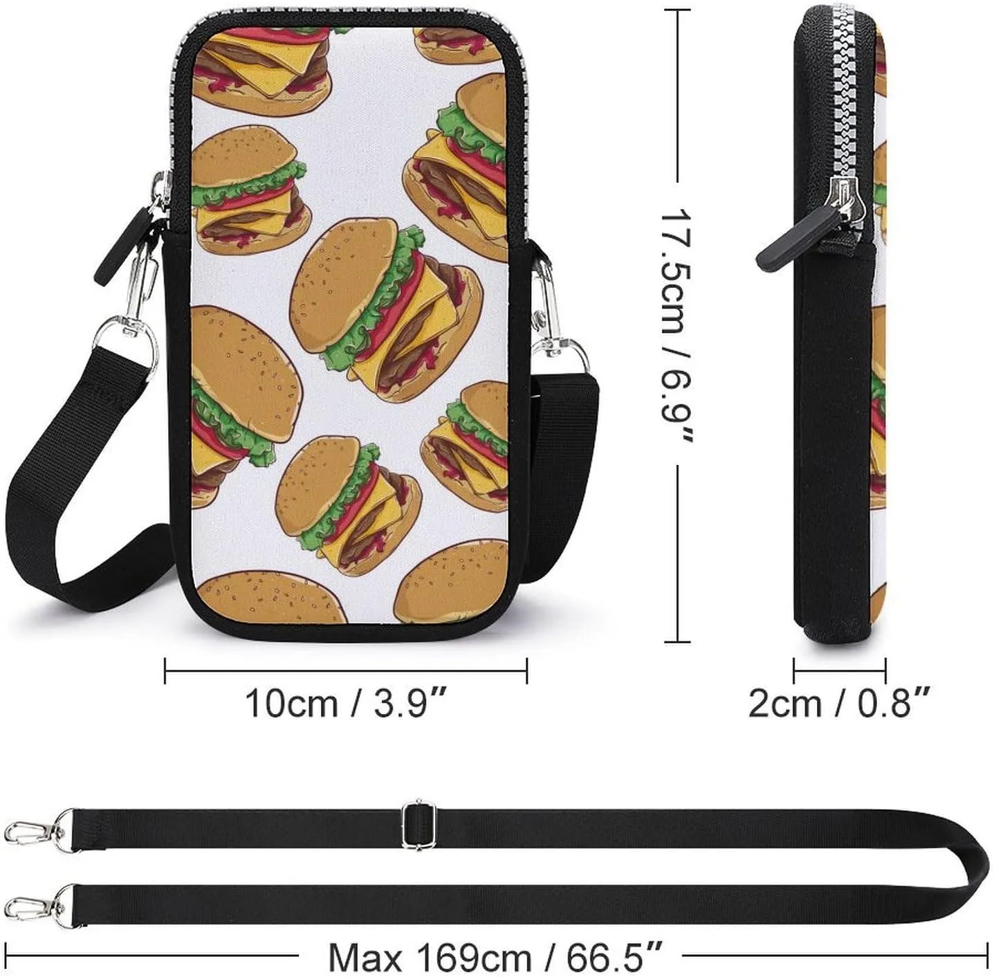 Cute Red PandasSmall Crossbody Bag - Mini Phone Wallet with Crossbody Strap And Wallet