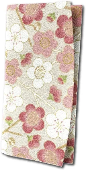 Cute Women's Cash Wallet [ Made in Japan ] Traditional Edo Komon Design (Cash Envelop Wallet) (Modern plum blossom (pink))