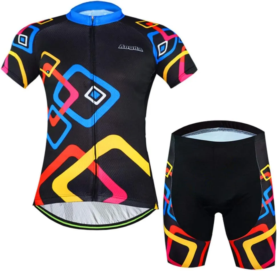 Cycling Jersey Set Mens Short Sleeves Biking Jerseys Bicycle Jacket Clothing V88