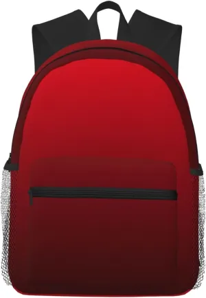 Dark Red Burgundy And Black Lightweight Packable Backpack Travel Casual Hiking Daypack Foldable Backpack For Men Women