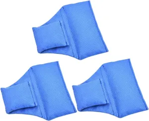 DECHOUS 3pcs Football Throw Bean Bag Football Referee Gear Bean Bag Flags for Soccer Matches Sports Outdoor Recreation Games Party Accessories