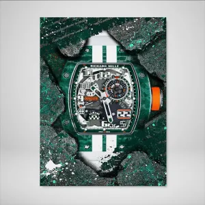 DEVICI Richard Mille RM 029 Le Mans inspired Richard Mille Stretched Canvas Wall Decor - Richard Mille Motivational Wall Art Richard Mille Watches For Men Posters & Prints