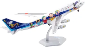 Diecast Plane Model 1:200 for B747-400 JA8965 Alloy Diecast Aircraft Model with Stand Multi-Functional Decorations