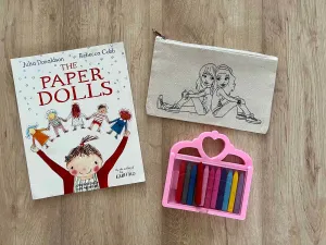 DIY Colouring 2 Awesome Girls Pouch
