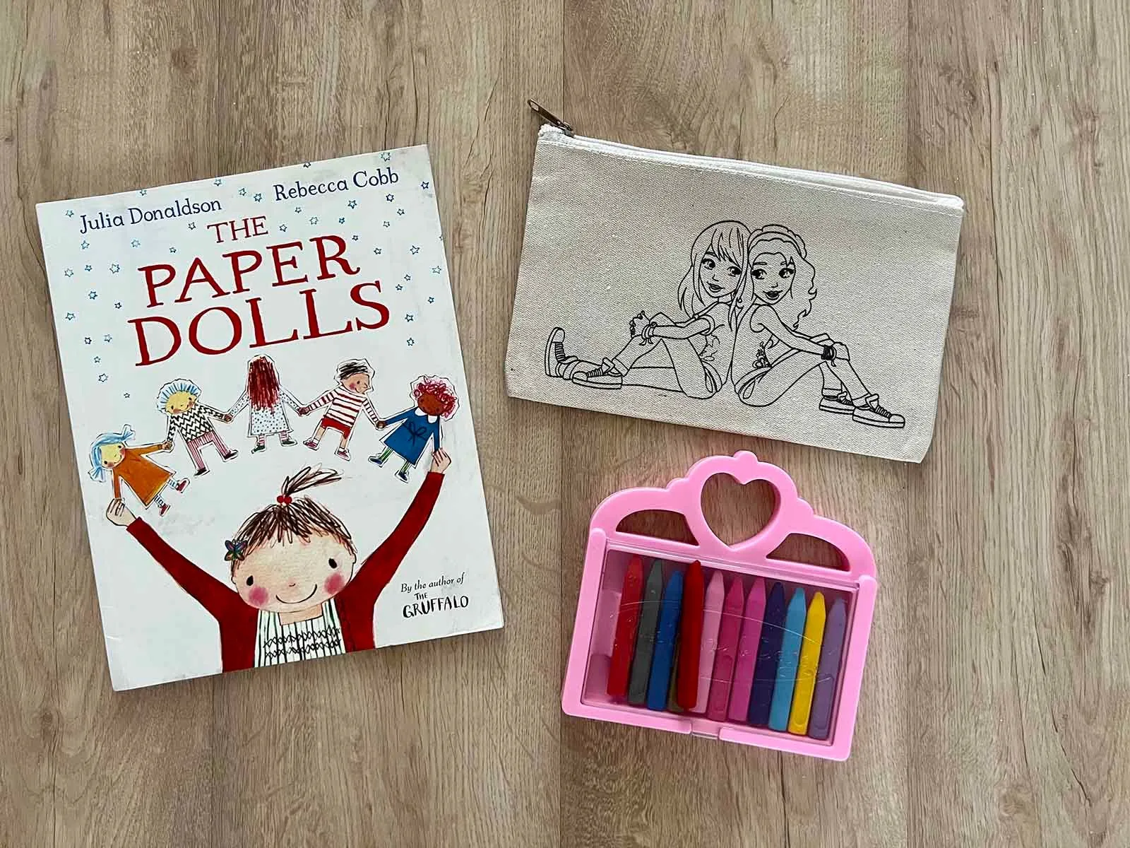 DIY Colouring 2 Awesome Girls Pouch