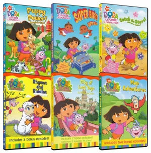 Dora the Explorer: Puppy Power / Super Babies / Catch the Stars / Rhymes and Riddles / City of Lost Toys / Map Adventures (6-Pack)