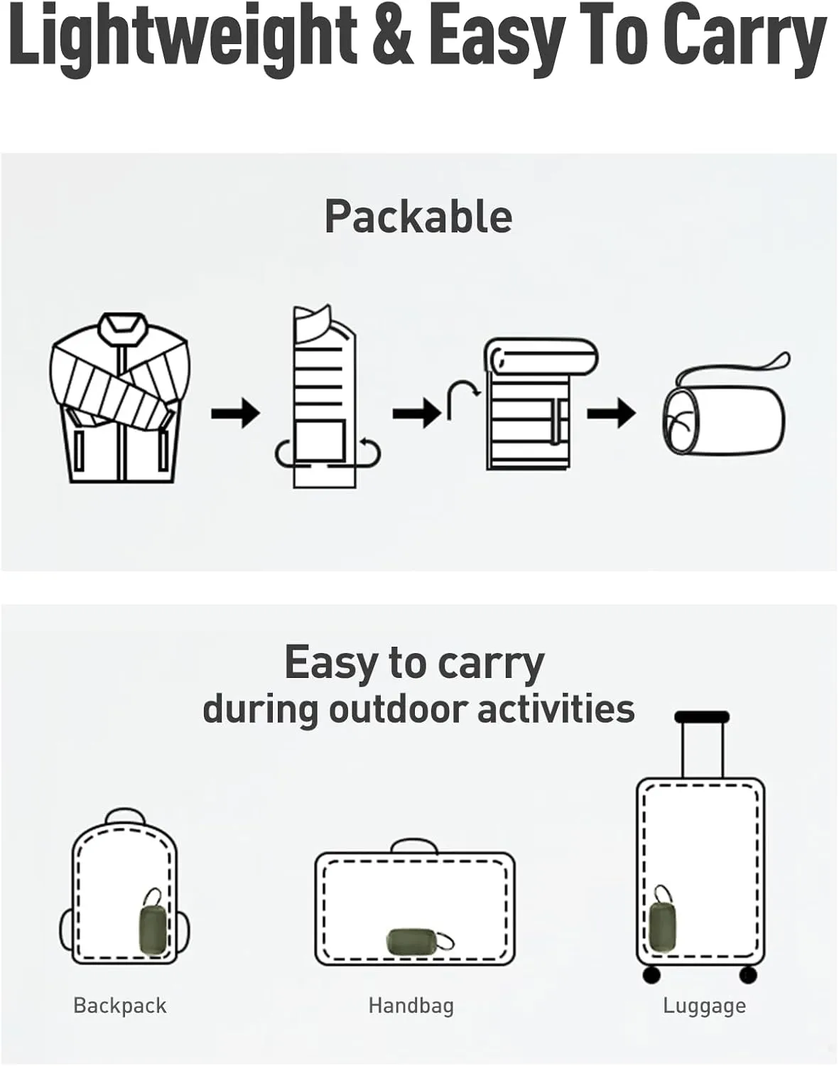 Down Jacket Women Packable Lightweight Puffer Jacket Quilted Stand Collar Winter Coat