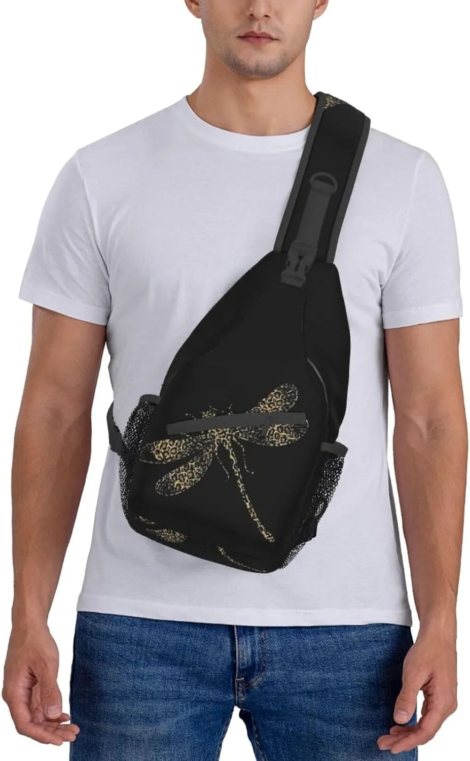 Dragonfly Shoulder Bag Cute Sling Backpack Daypack Casual Backpack Hiking Bag Womens Backpack Bag
