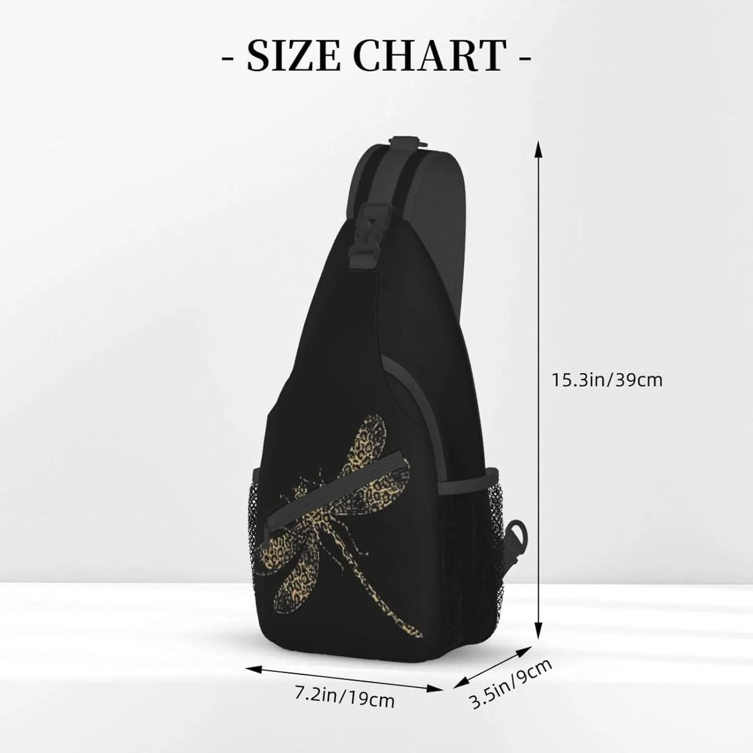 Dragonfly Shoulder Bag Cute Sling Backpack Daypack Casual Backpack Hiking Bag Womens Backpack Bag