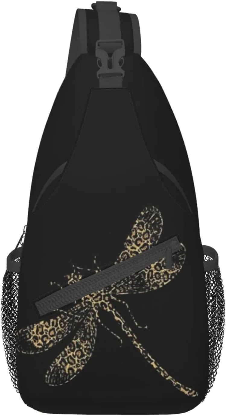 Dragonfly Shoulder Bag Cute Sling Backpack Daypack Casual Backpack Hiking Bag Womens Backpack Bag