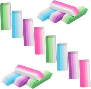 Drawing Erasers Set 16pcs Sketching Erasers Square and Rectangular Shapes for Artists