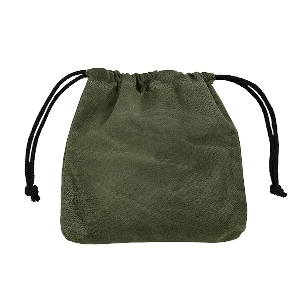 Drawstring Player's Pouch, Waxed Canvas