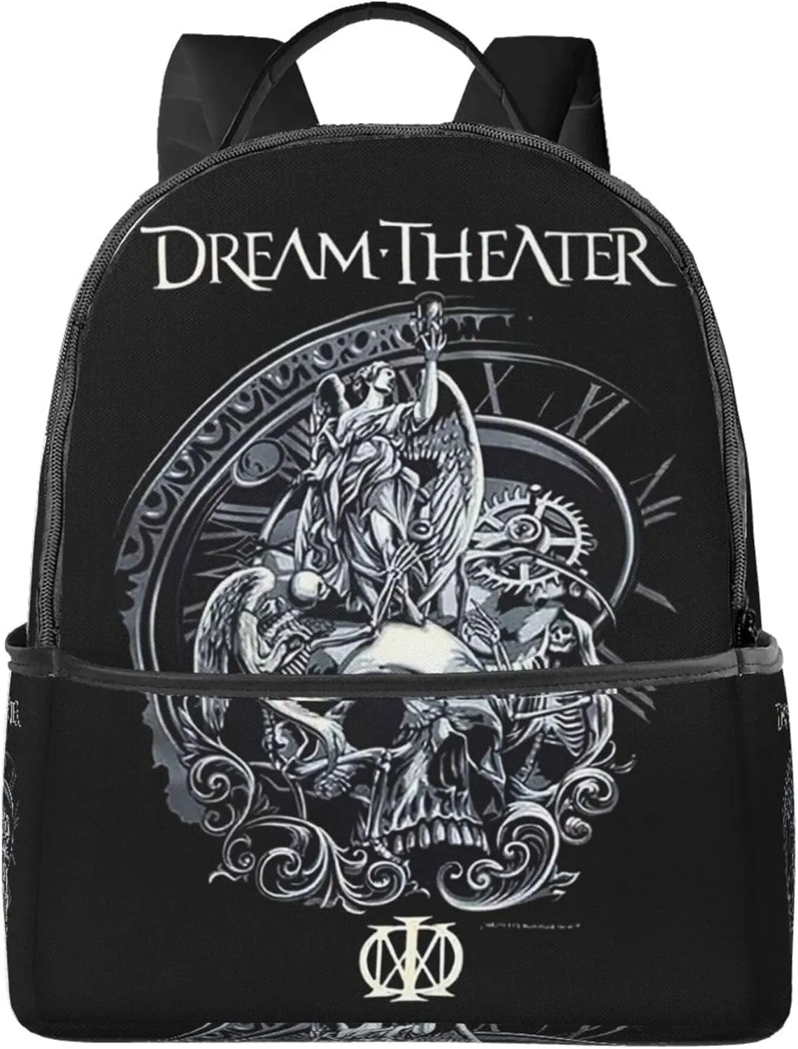 Dream Rock Theater Unisex Casual Backpack Lightweight Travel Bag Classic Laptop Daypack Backpack Men Women, Black