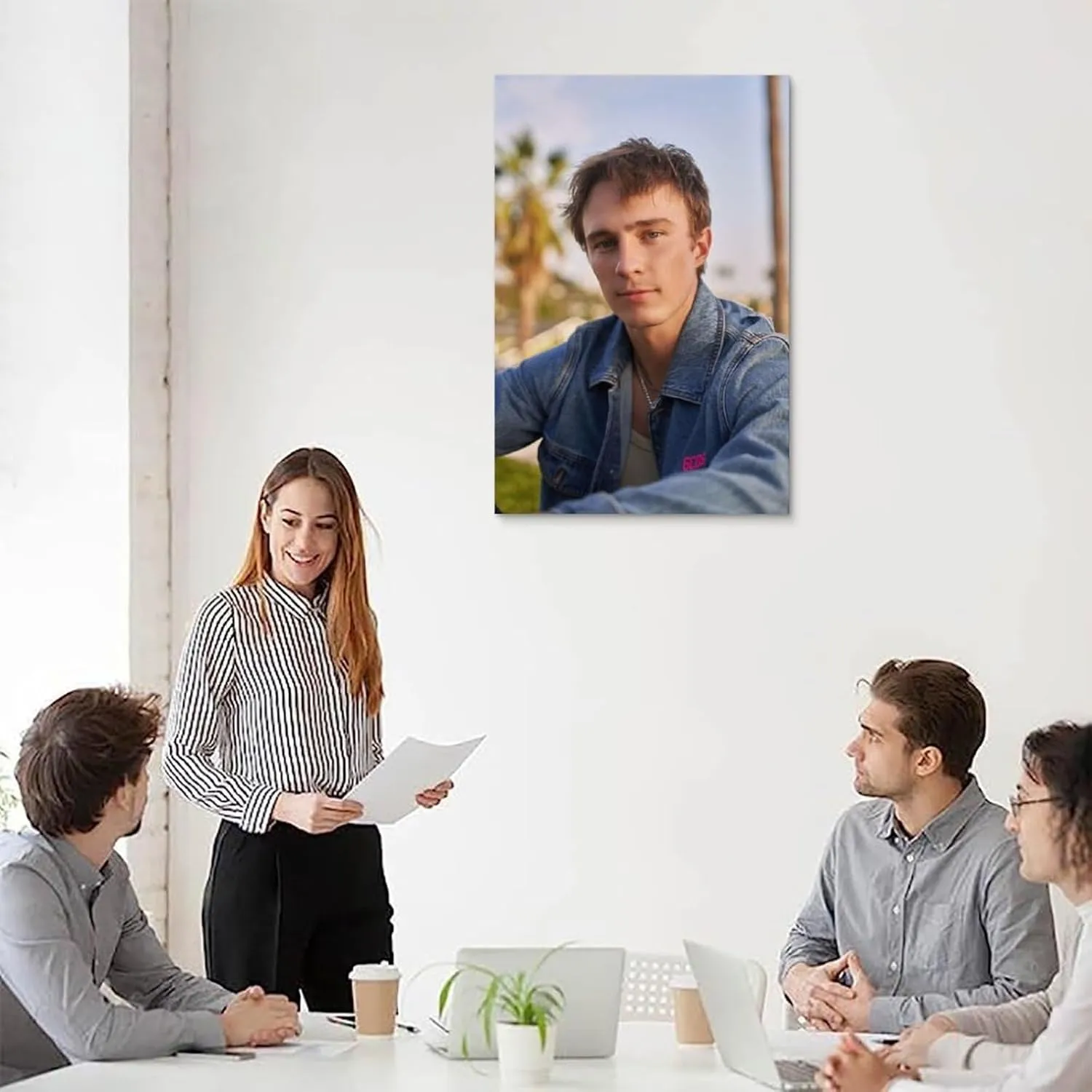 Drew Starkey Poster Art Star Art Canvas Painting Decor Wall Print Photo Gifts Home Modern Decoratives 16x24inch(40x60cm)
