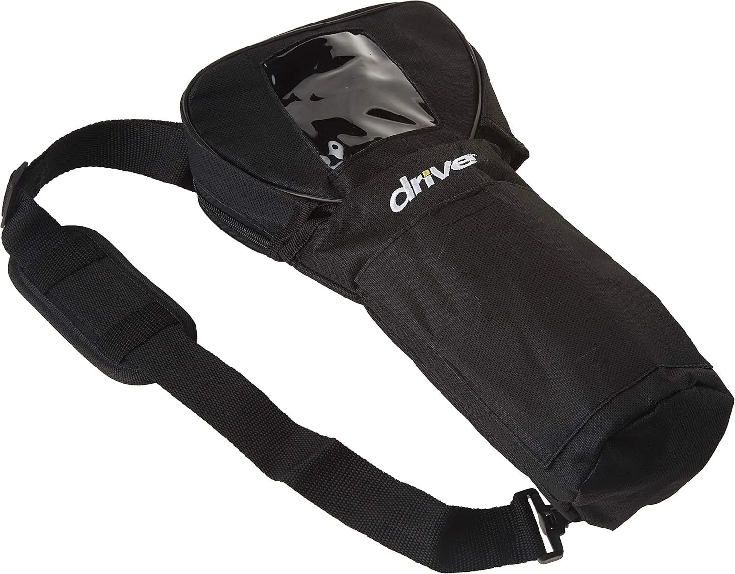 Drive Medical OP-150T Oxygen Cylinder Carry Bag, Black, Horizontal Bag