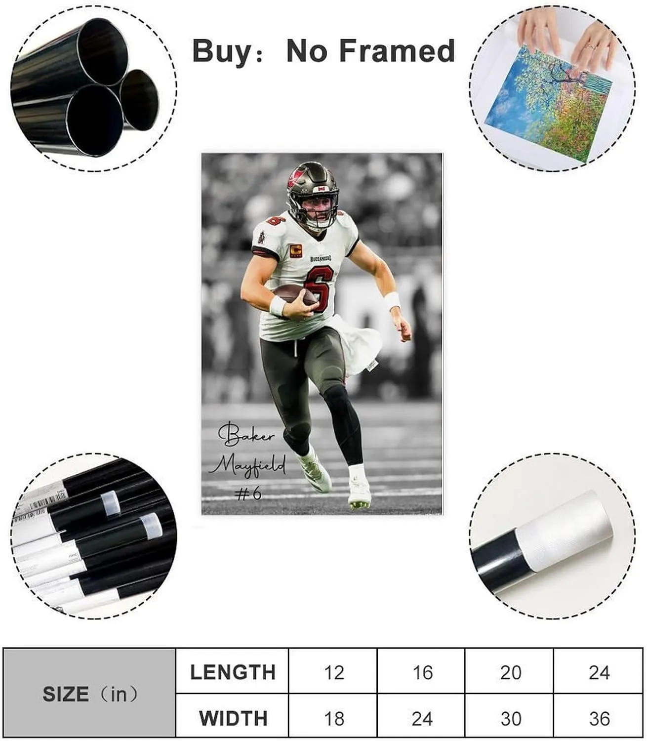 Duagaseico Baker Mayfield Canvas Poster Bedroom Decor Landscape Office Room Decor Gift Unframe:12x18inch(30x45cm)