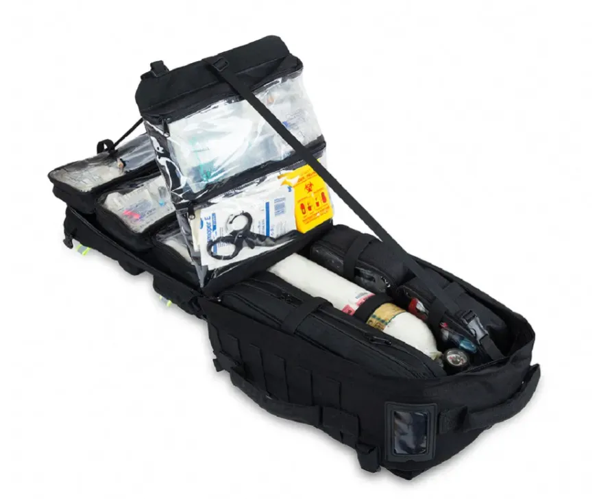 Elite Medic Bag: Paramedic Large Backpack BLACK