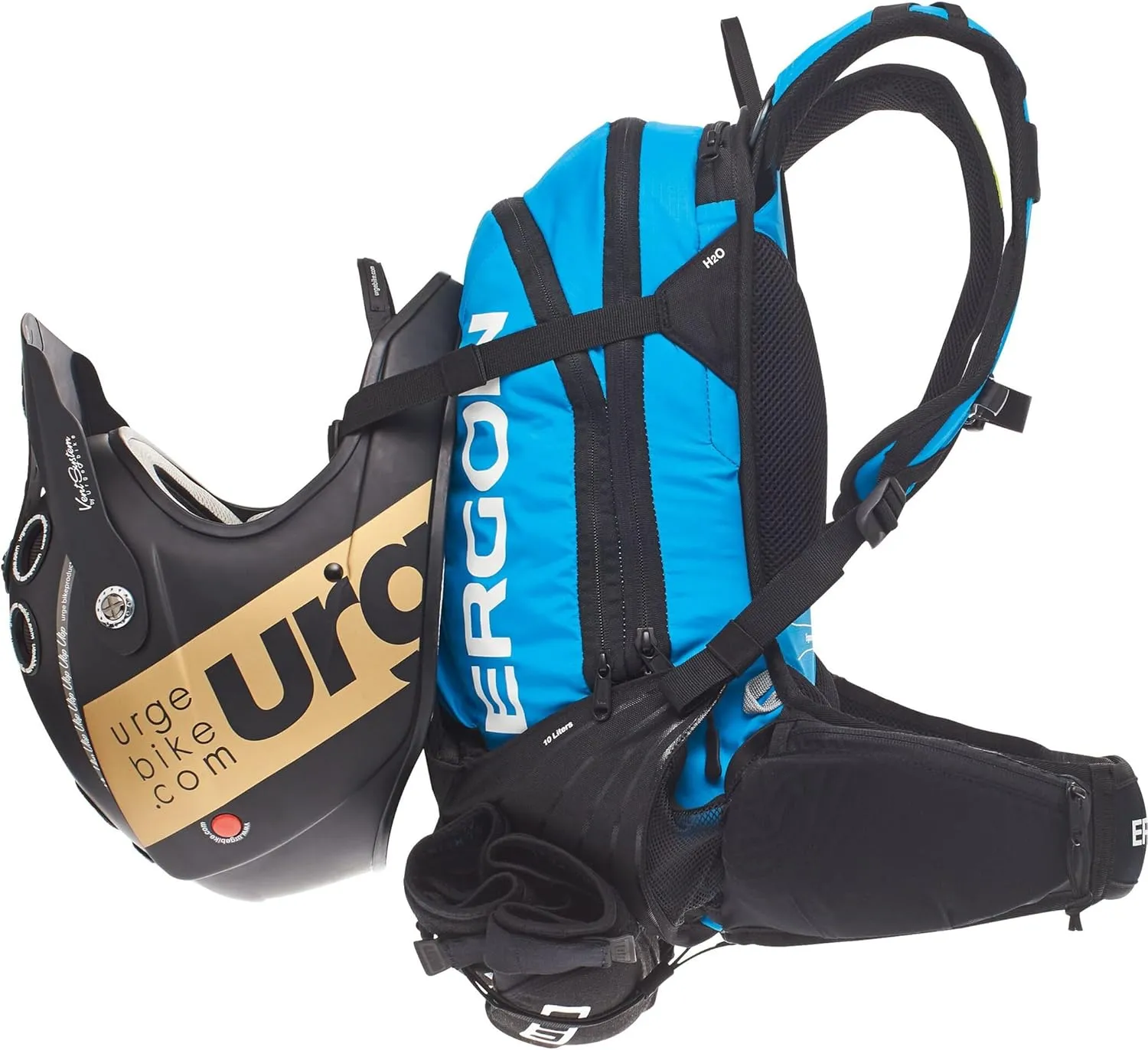 Ergon Unisex_Adult Sac à dos BA2 Daypack, Stealth/bleu, 10l