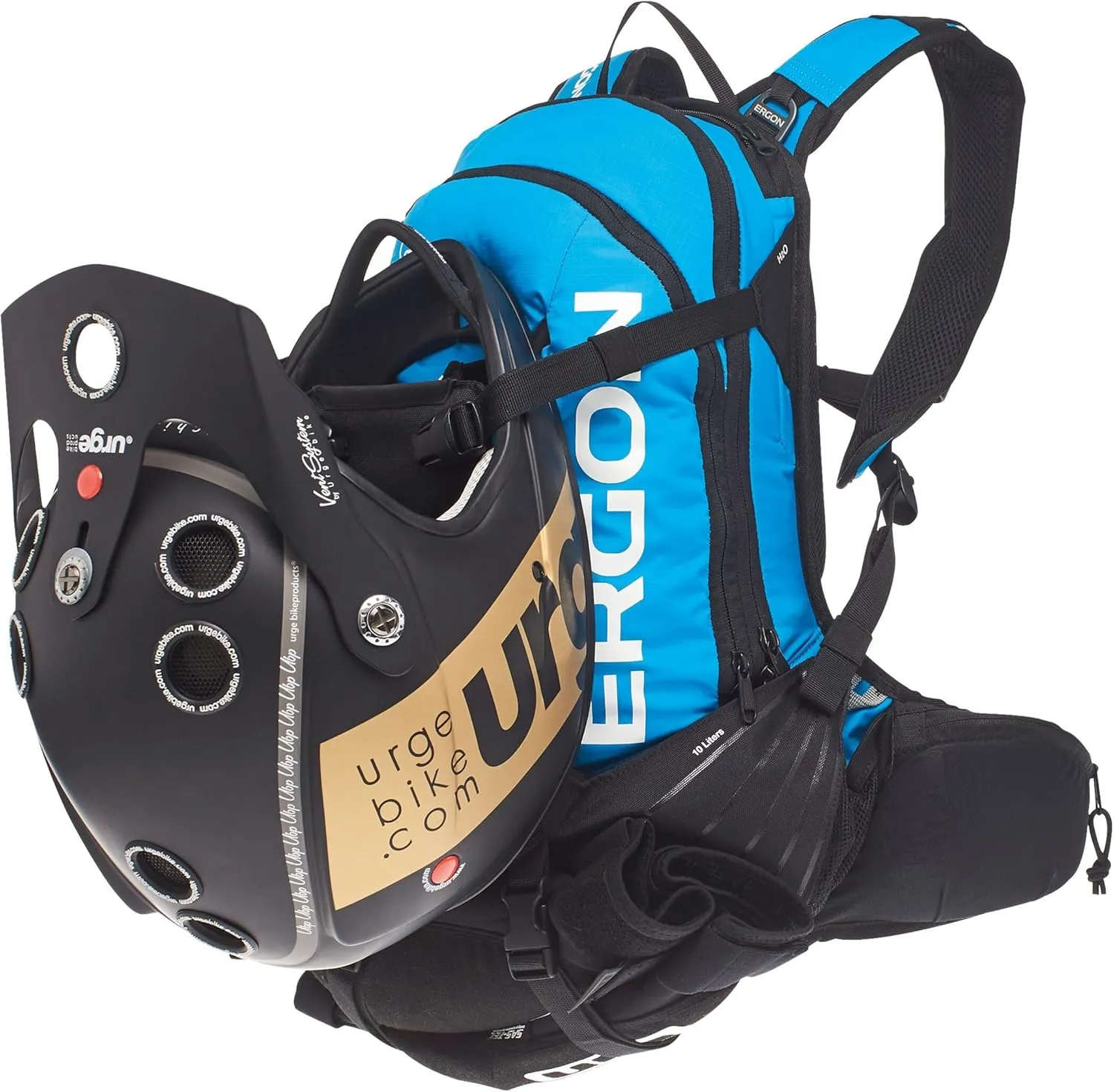 Ergon Unisex_Adult Sac à dos BA2 Daypack, Stealth/bleu, 10l