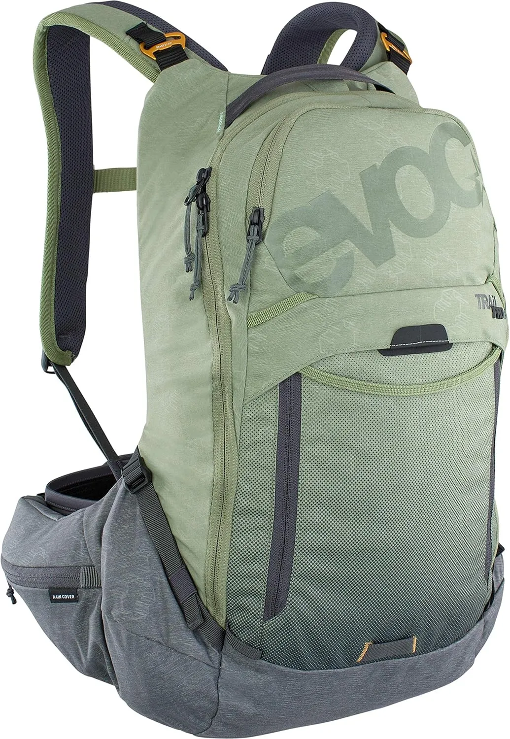 Evoc Trail Pro 16 Bag Olive Green/Grey L/XL Mountain Bike Back with Protection Adult Unisex