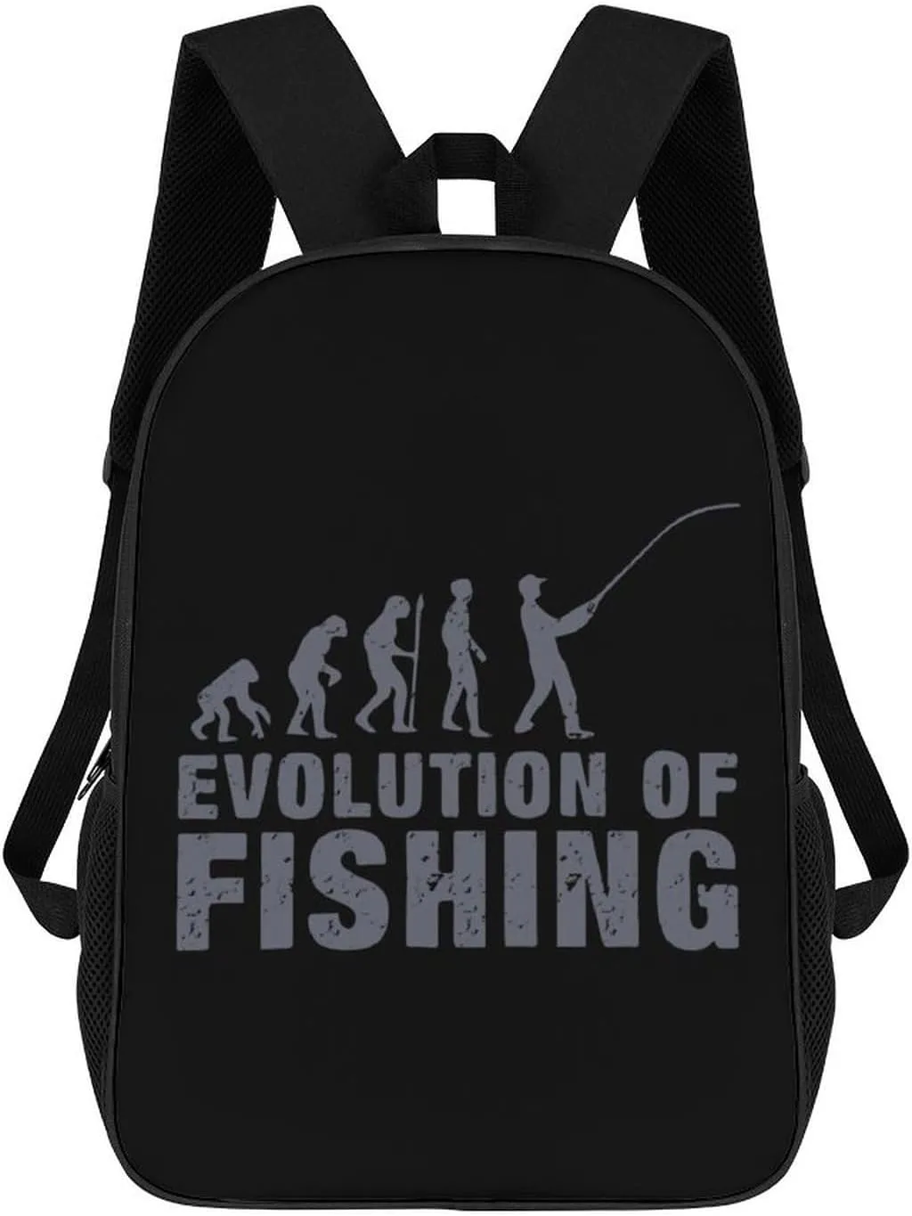 Evolution Fishing Travel Laptop Backpack for Men Women Fashion 17 Inch Shoulder Bag Bookbag Daypack