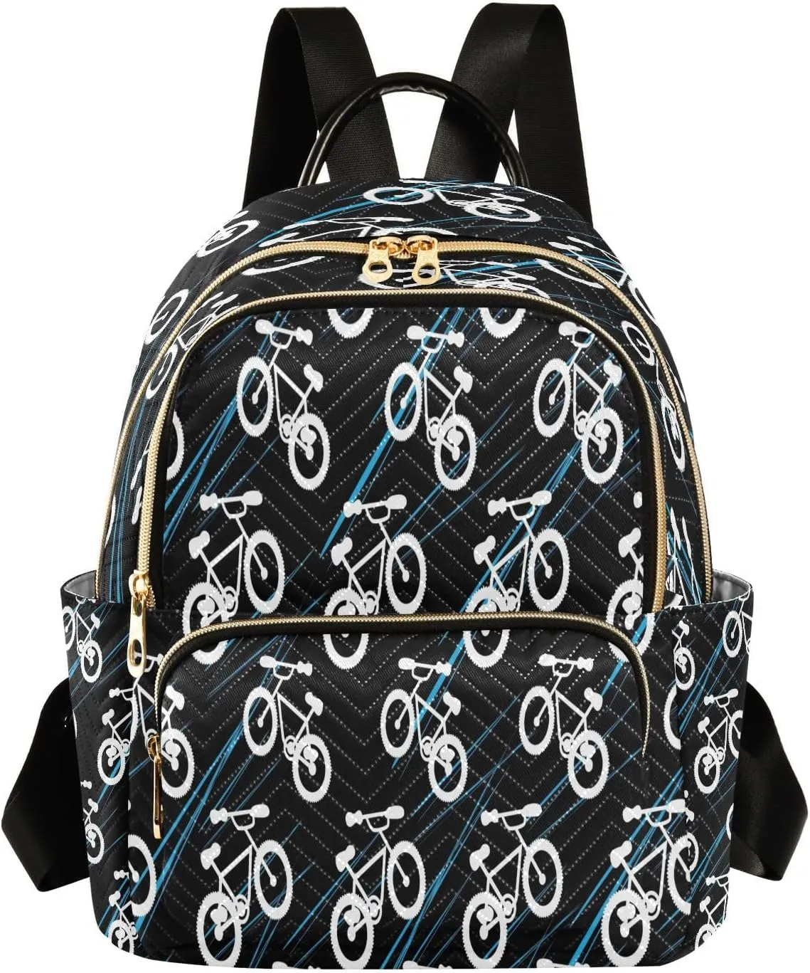 Exnundod Backpack Purse for Women Extreme Mountain Bikes, Mini Fashion Backpack Two-wheeled Bicycles Lightweight Casual Daypack Shoulder Bag Travel Backpack, S