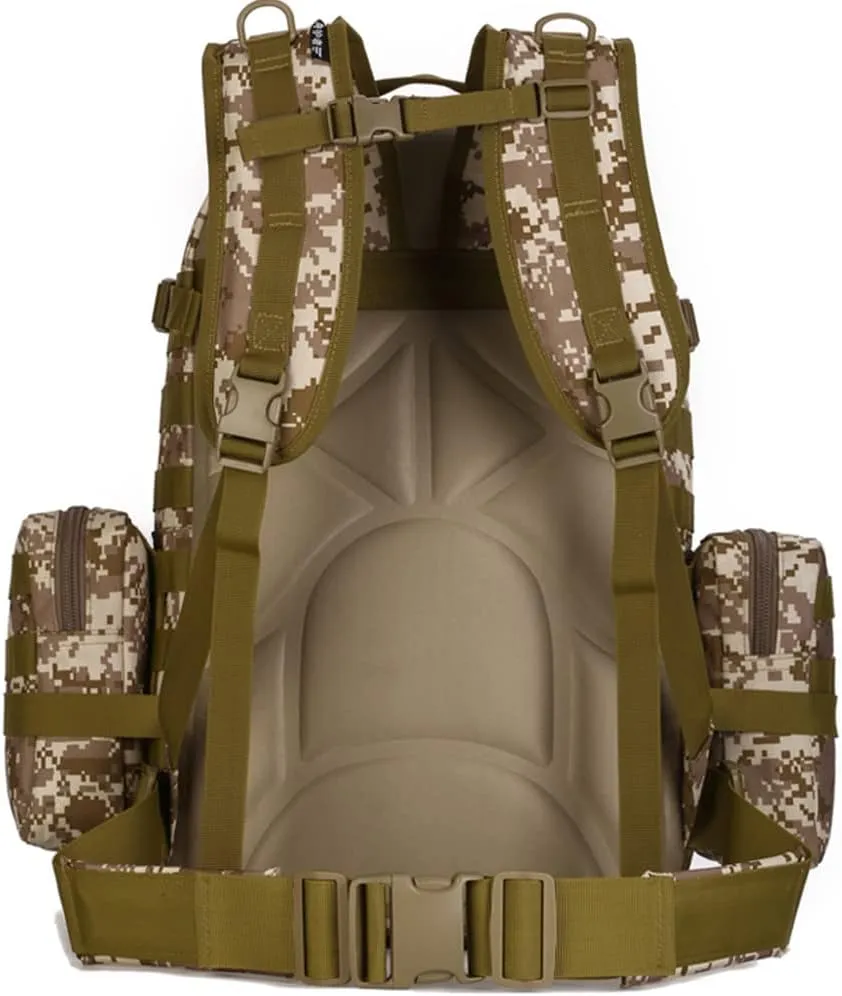 Eysee Nylon Backpack, Water Resistant Hiking Backpack,Trekking Daypack,Outdoor Backpack,Camping Rucksack, Multicolor, 中号