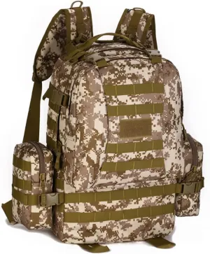 Eysee Nylon Backpack, Water Resistant Hiking Backpack,Trekking Daypack,Outdoor Backpack,Camping Rucksack, Multicolor, 中号