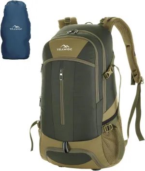FALCON 40 L Travel Laptop Backpack for Men and Women, Casual Daypack with Rain Cover Hiking,Trekking, Travelling Bag
