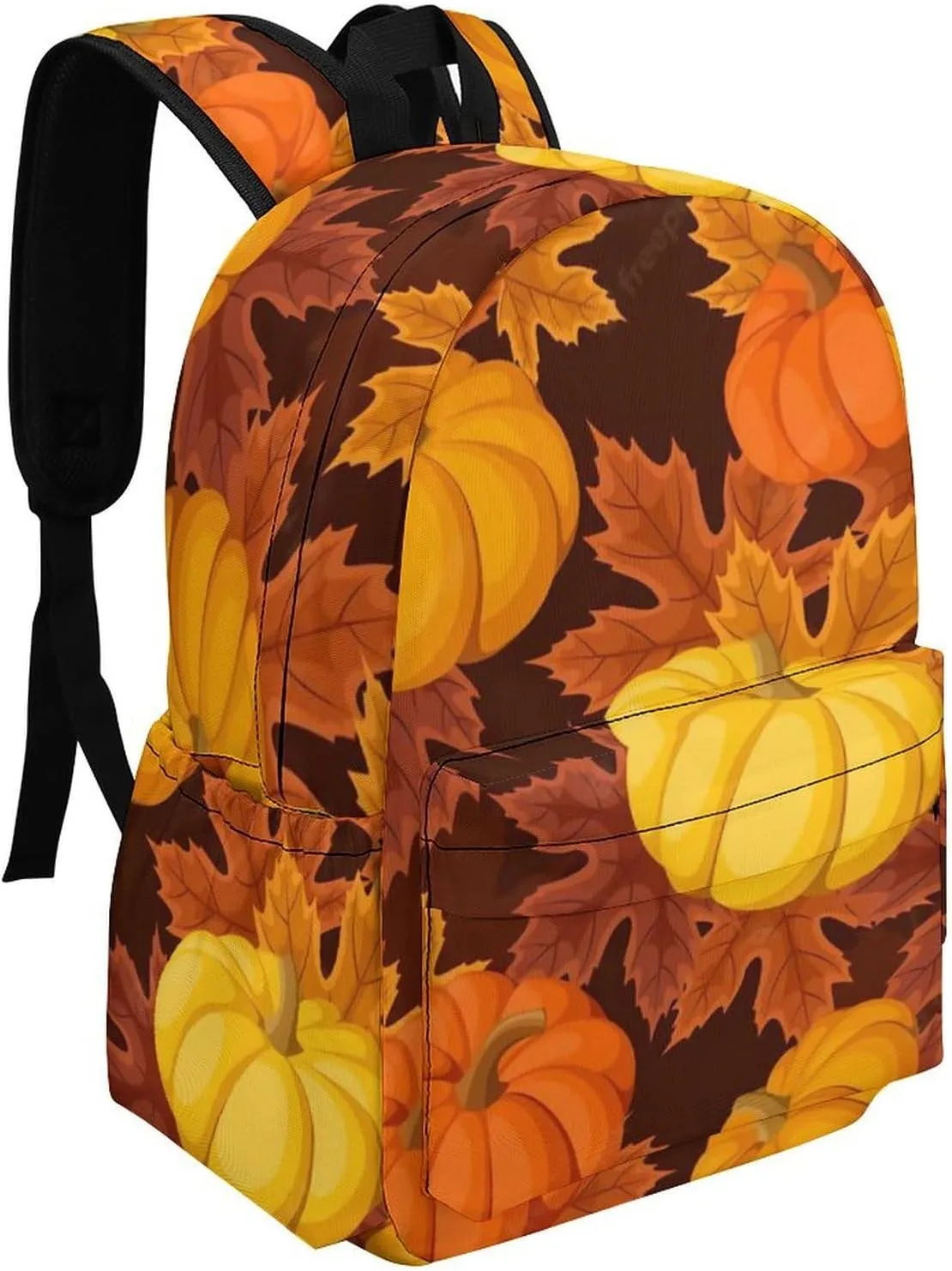 Fall Pumpkin Large Capacity Backpack, Simple And Practical, Exquisite And Minimalist Design