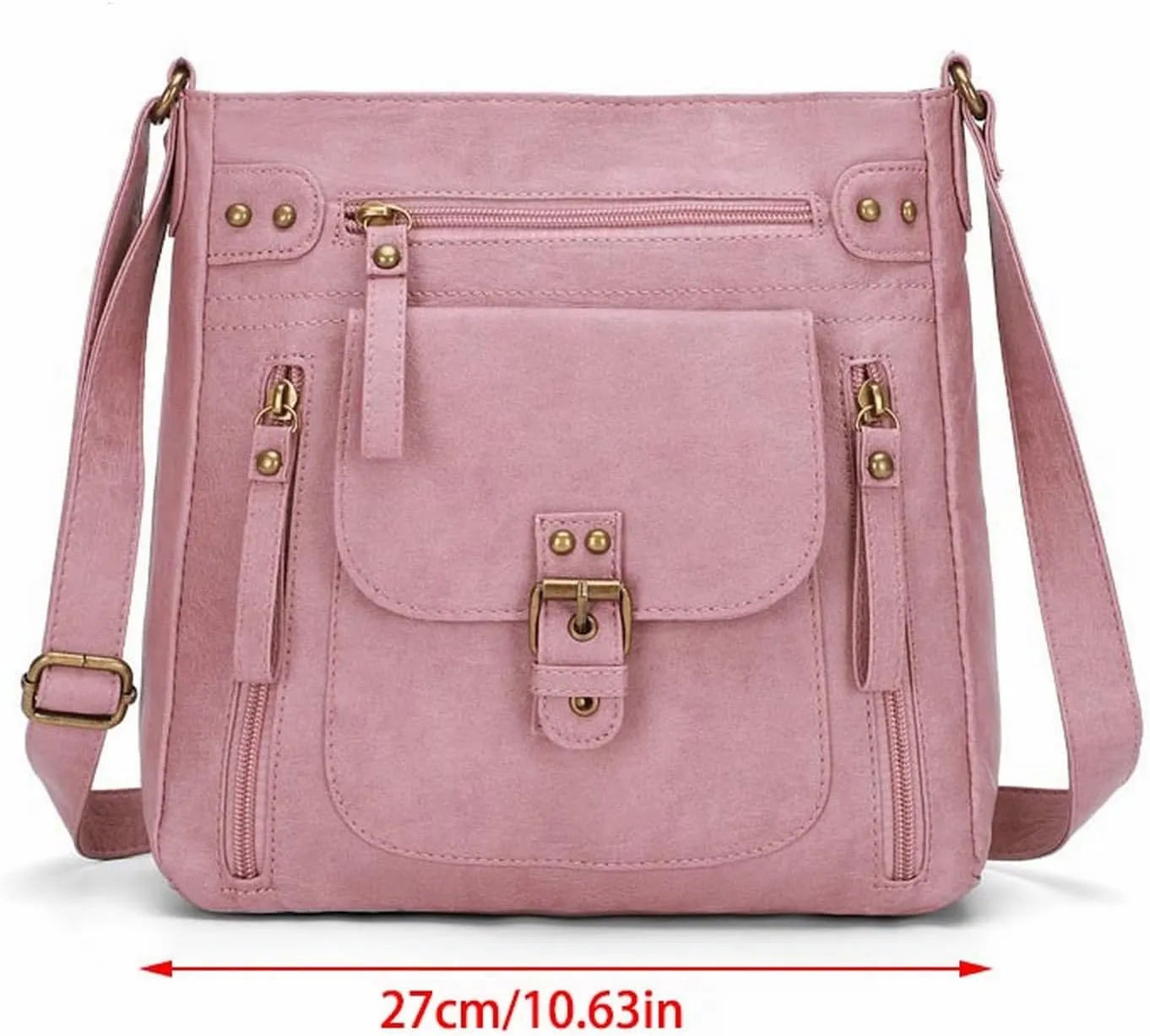 Fashion One Shoulder Bag Retro Small Square Bag Women'S All Bag Soft Bag With Large Capacity Shoulder Straps for