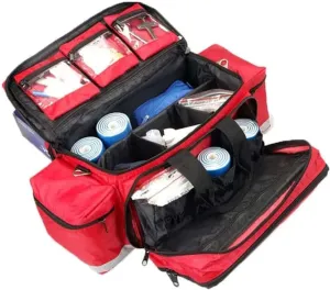First Aid Medical Backpack, Large Capacity Outdoor Waterproof Emergency Rescue Kit for Responder, Blue(Blue)