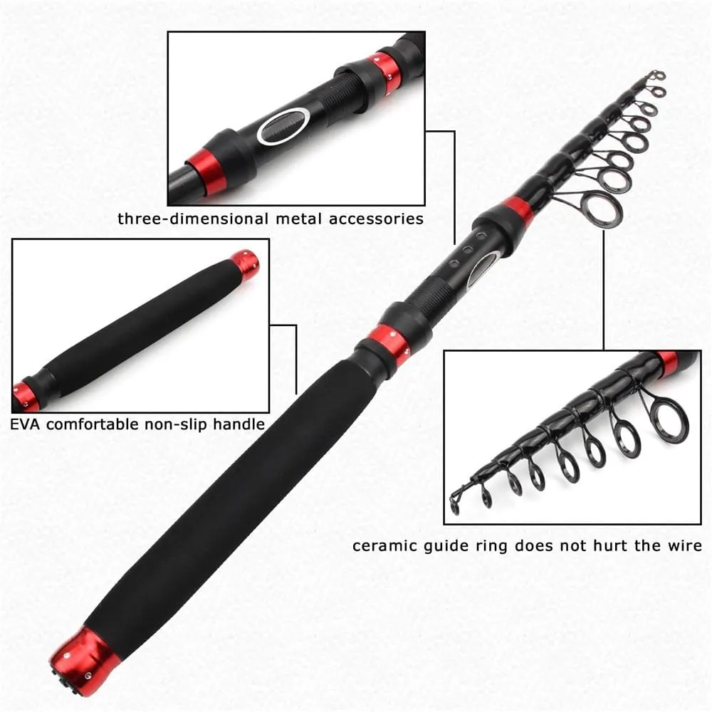 Fishing Rod Casting Fishing Rod Telescopic Trout Travel Pole Lure Weight 10-50g Lure Rod Pesca