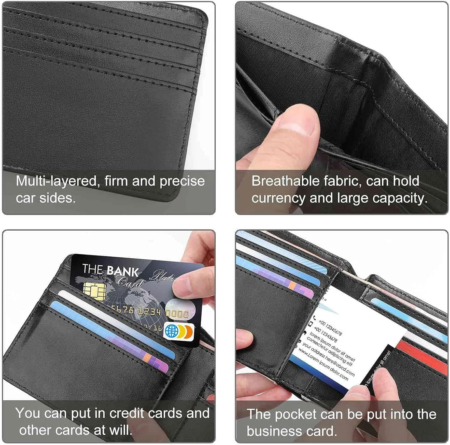 Flag of Botswana Men's Short Wallet, Suitable for Business/travel/Christmas/Commemorative Day/birthday Gift