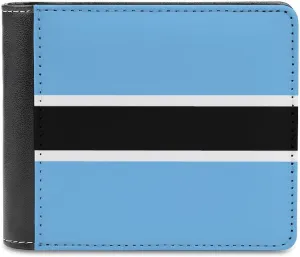 Flag of Botswana Men's Short Wallet, Suitable for Business/travel/Christmas/Commemorative Day/birthday Gift