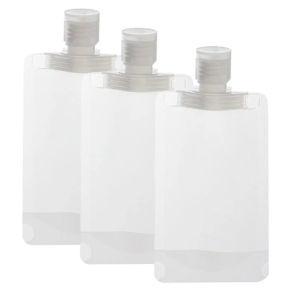 Flat Travel Pouches for Toiletries - 3pcs TSA Approved