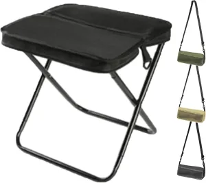 Foldable Backpack Stool,Portable Ultra Lightweight Camping Stool with Adjustable Shoulder Strap,Backpack Stool,Suitable for Camping,Fishing,Hiking or Outdoor Barbecue