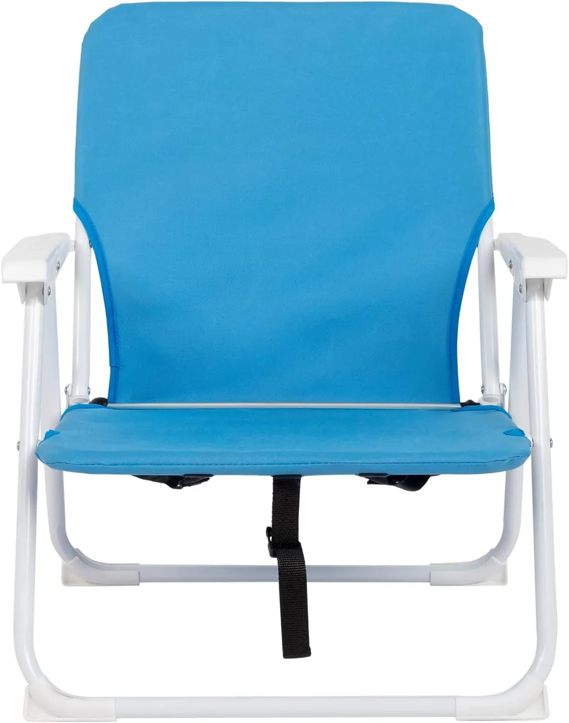 Folding Backpack Beach Chair,Portable Camping Chair with Storage Cup Holder & Adjustable Headrest,Backpack Lawn Chairs for Sunbathing,Camping (Blue)