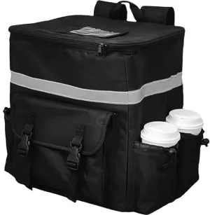 Food Supply Backpack - Safe Insulated Design, Quick Access Compartments | Lightweight Ergonomic Construction, Classic Courier Equipment, Multi-Purpose Heat Storage, Attachment for the Bike